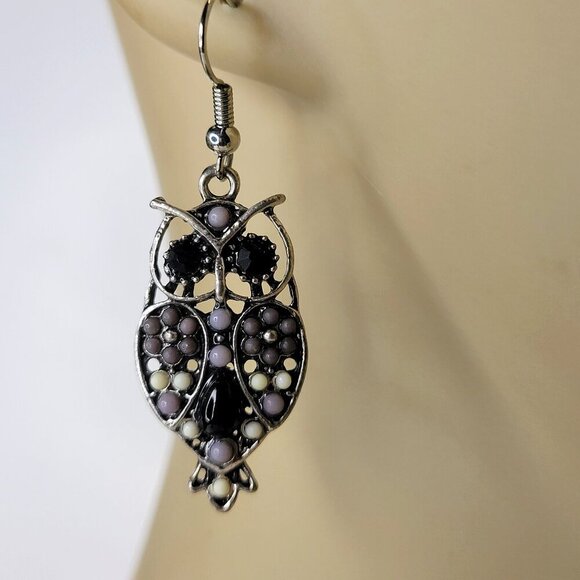 Owl Earrings - Picture 1 of 3